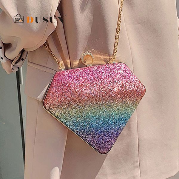 fashion diamond-shaped sequins chains shoulder crossbody bags women cute rainbow color messenger bag ladies clip purses
fashion diamond-shaped sequins chains shoulder crossbody bags women cute rainbow color messenger bag ladies clip purses
