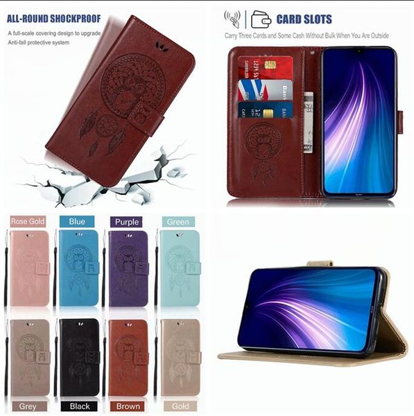 owl wallet leather case for samsung galaxy a10s m30s a20s huawei mate 30 pro moto e6 plus strap id card stand dream catcher skin cover 50pcs
owl wallet leather case for samsung galaxy a10s m30s a20s huawei mate 30 pro moto e6 plus strap id card stand dream catcher skin cover 50pcs