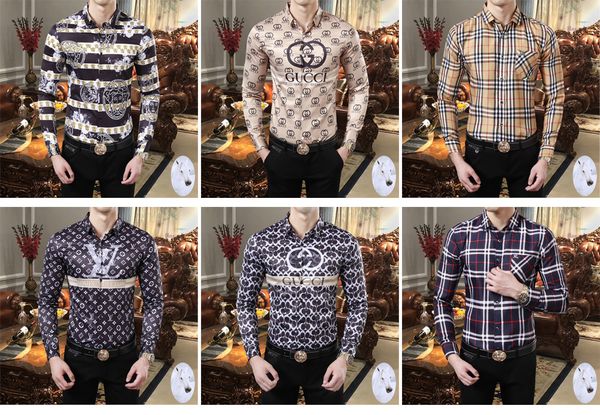 men's shirts logistics new men's casual prints lapel slim luxury long sleeve shirt european and american brand fashion trend shirt, White;black
men's shirts logistics new men's casual prints lapel slim luxury long sleeve shirt european and american brand fashion trend shirt, White;black
