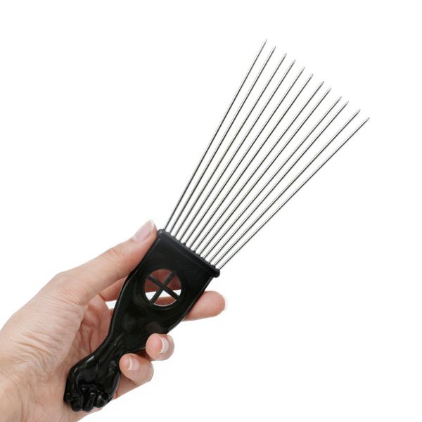 retro oil head professional flat comb fork comb steel needle pick hair flat comb hairdressing styling tools barber brush ing, Silver
retro oil head professional flat comb fork comb steel needle pick hair flat comb hairdressing styling tools barber brush ing, Silver