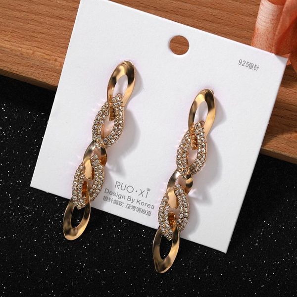 hysecmao trendy gold metal maxi drop earrings for women exaggerated crystal earrings statement wedding jewelry brincos, Silver
hysecmao trendy gold metal maxi drop earrings for women exaggerated crystal earrings statement wedding jewelry brincos, Silver