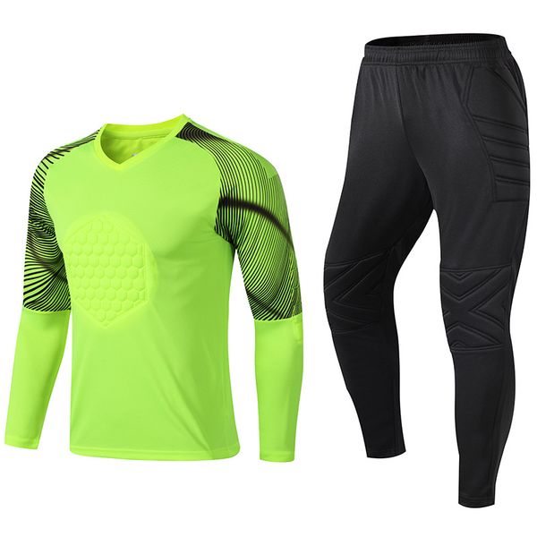 goalkeeper uniform training clothes long sleeve trousers set fitness workout clothes soccer clothing sports wear, Gray
goalkeeper uniform training clothes long sleeve trousers set fitness workout clothes soccer clothing sports wear, Gray