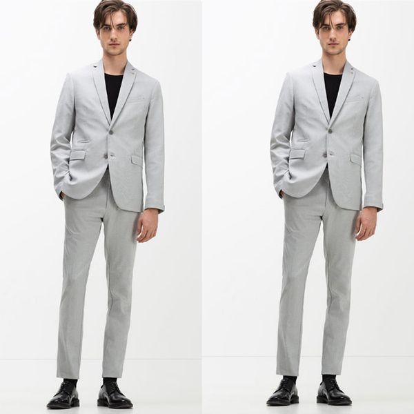 2019 men's light grey notched lapel wedding suits evening party prom bridegroom custom made slim fit casual 2 pieces man tuxedos, Black;gray
2019 men's light grey notched lapel wedding suits evening party prom bridegroom custom made slim fit casual 2 pieces man tuxedos, Black;gray