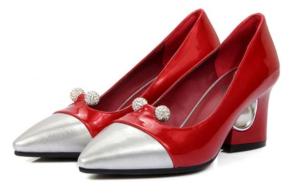 2019 women's shoes in spring and autumn with new style high heel coarse heel pointed end water drill #e10, Black
2019 women's shoes in spring and autumn with new style high heel coarse heel pointed end water drill #e10, Black