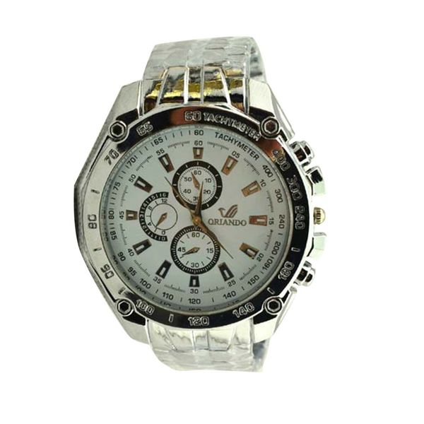 fashion trendy men watch stainless steel strap big round dial quartz wristwatch casual travel business alloy watch, Slivery;brown
fashion trendy men watch stainless steel strap big round dial quartz wristwatch casual travel business alloy watch, Slivery;brown