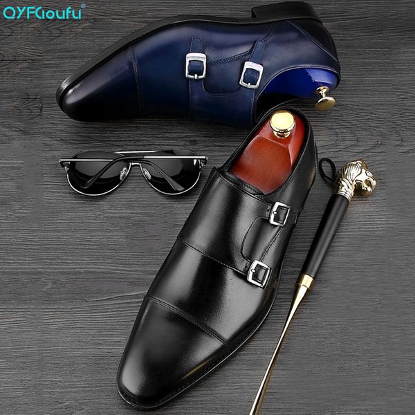 qyfcioufu double monk strap oxfords formal shoes men genuine leather wedding suit shoes party office men dress shoe, Black
qyfcioufu double monk strap oxfords formal shoes men genuine leather wedding suit shoes party office men dress shoe, Black