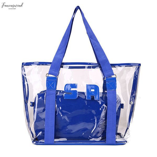 fashion sac transparent lady large capacity transparent beach two tone jelly handbag shoulder bag sac transparent femme zer
fashion sac transparent lady large capacity transparent beach two tone jelly handbag shoulder bag sac transparent femme zer