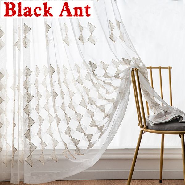 modern geometric sheer curtain for living room plain voile tulle curtain for balcony gauze kitchen fashion drape x676#40
modern geometric sheer curtain for living room plain voile tulle curtain for balcony gauze kitchen fashion drape x676#40