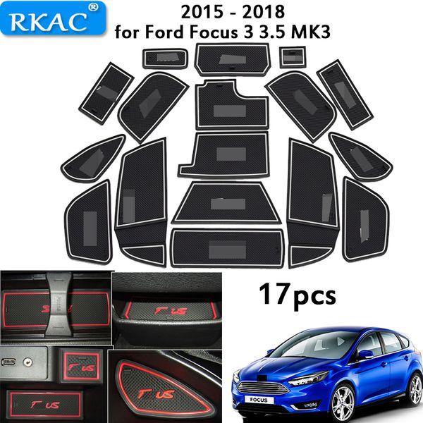 rkac rubber gate slot pad for focus 2015-2017 3.5 facelift accessories, car mat interior door pad/cup holders car styling
rkac rubber gate slot pad for focus 2015-2017 3.5 facelift accessories, car mat interior door pad/cup holders car styling