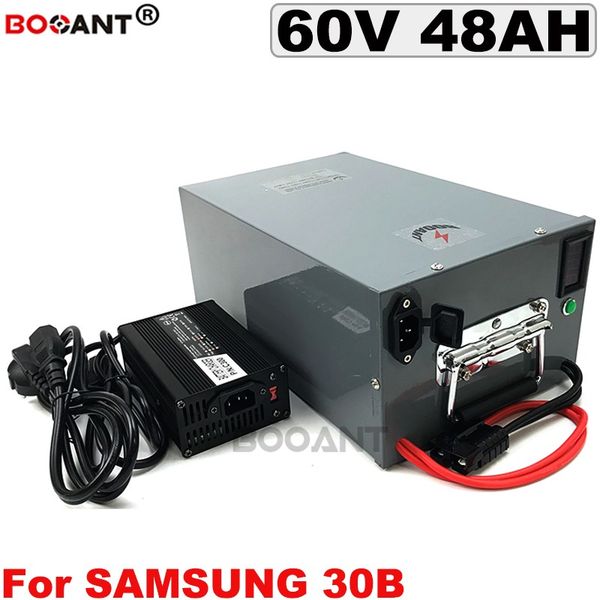 recyclable battery 48ah 60v e-bike lithium ion battery pack 60v electric bike battery +a metal box for samsung 30b 18650 cell
recyclable battery 48ah 60v e-bike lithium ion battery pack 60v electric bike battery +a metal box for samsung 30b 18650 cell
