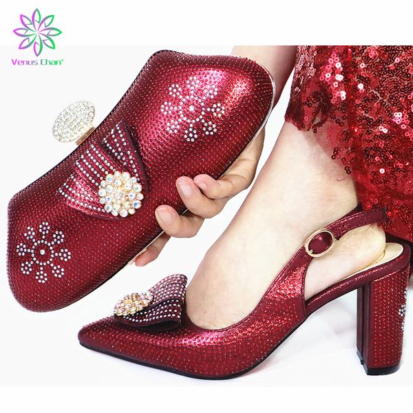 latest style ladies pointed toe shoes with matching bag set african rhinestone high heels sandals and bag set in wine color, Black
latest style ladies pointed toe shoes with matching bag set african rhinestone high heels sandals and bag set in wine color, Black