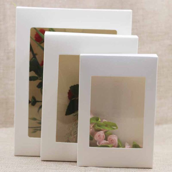 20pcs multi size candy cake packaging box with clear window kraft paper gift display box wedding baby shower party gift boxes
20pcs multi size candy cake packaging box with clear window kraft paper gift display box wedding baby shower party gift boxes