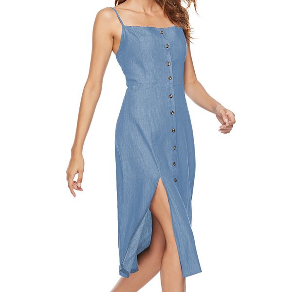 popular cross-border special for 2019 new european and american elegant lady sling off shoulder denim long skirt fashion dress, Black;gray
popular cross-border special for 2019 new european and american elegant lady sling off shoulder denim long skirt fashion dress, Black;gray