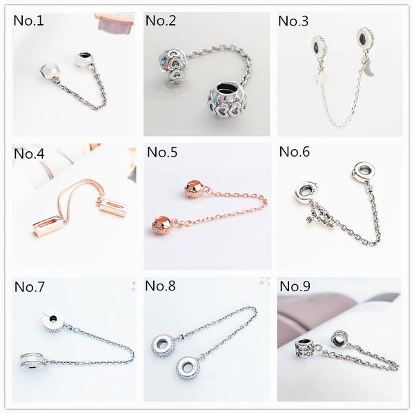 2pz/lot new wholesale 925 charm safety chain bracelet original 925 charm security chain for pandora bracelets making jewelry diy, Silver
2pz/lot new wholesale 925 charm safety chain bracelet original 925 charm security chain for pandora bracelets making jewelry diy, Silver