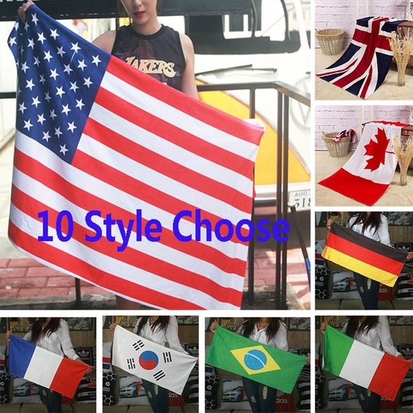 140*70cm printed flag beach towel summer swimming towel shawl soft comfortable beach travel sports towels hh7-992
140*70cm printed flag beach towel summer swimming towel shawl soft comfortable beach travel sports towels hh7-992