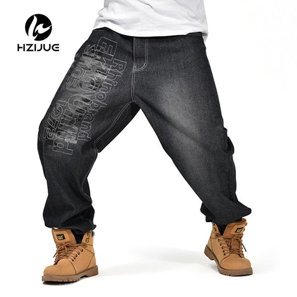 2017 men's black baggy jeans hip hop designer brand skateboard pants loose style plus true hip hop rap jeans boys trousers 30-46, Blue
2017 men's black baggy jeans hip hop designer brand skateboard pants loose style plus true hip hop rap jeans boys trousers 30-46, Blue
