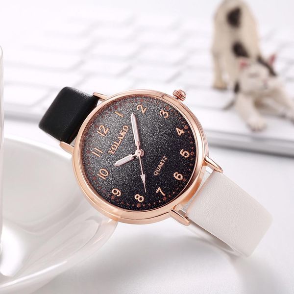 yolako women's watches fashion casual simple gradient dial ladies quartz watch sport women waistwatch 2019 bayan kol saati, Slivery;brown
yolako women's watches fashion casual simple gradient dial ladies quartz watch sport women waistwatch 2019 bayan kol saati, Slivery;brown