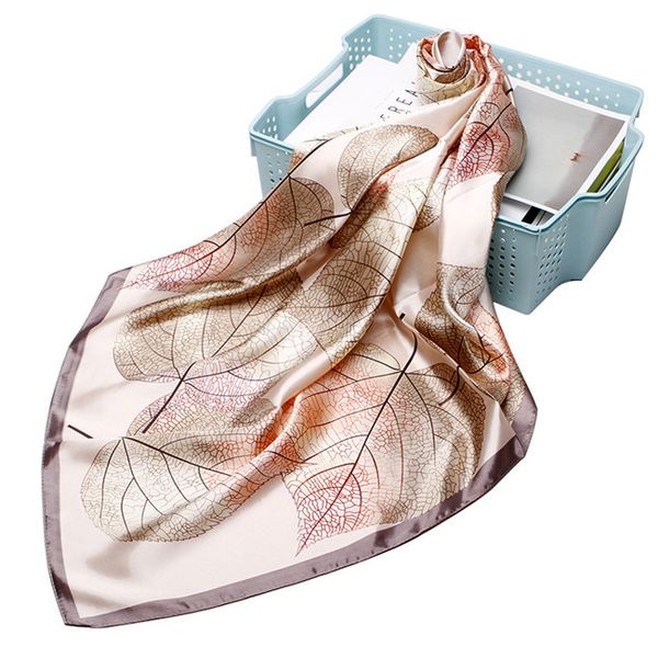 new fashion simulation silk small square scarf leaf print shawl 90cm * 90cm small square scarf cmshopee headscarf, Blue;gray
new fashion simulation silk small square scarf leaf print shawl 90cm * 90cm small square scarf cmshopee headscarf, Blue;gray