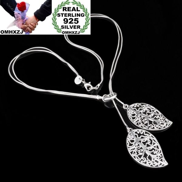 omhxzj wholesale personality fashion woman girl party wedding gift silver hollow leaves 925 sterling silver necklace nc08
omhxzj wholesale personality fashion woman girl party wedding gift silver hollow leaves 925 sterling silver necklace nc08