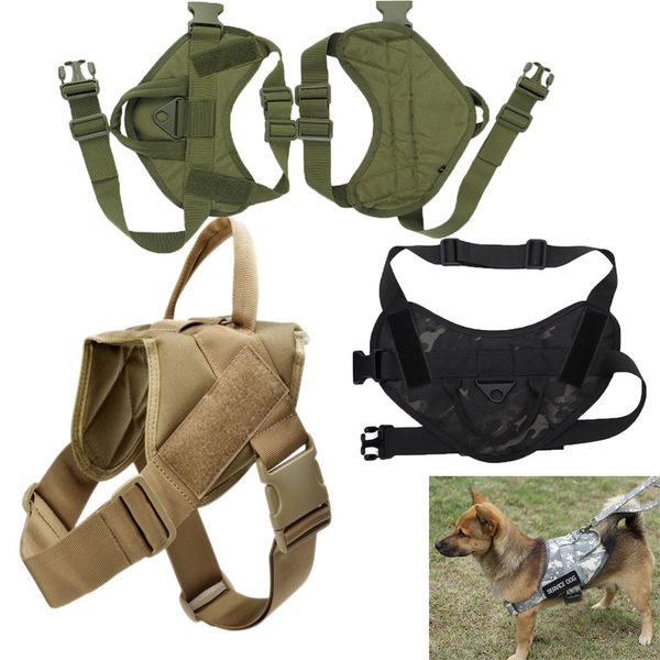 tactical dog vest hunting k9 harness training pets vest water-resistant training harness for service dog clothes, Camo;black
tactical dog vest hunting k9 harness training pets vest water-resistant training harness for service dog clothes, Camo;black