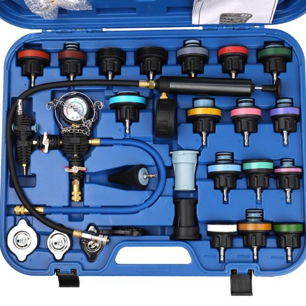 28pcs car repair tool kit sets universal radiator pressure tester vacuum type cooling system test detector tools kits car tool
28pcs car repair tool kit sets universal radiator pressure tester vacuum type cooling system test detector tools kits car tool
