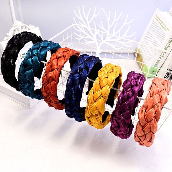 30pcs/lot diy simple multi fabrics flowers head bands wide pigtail headbands hair styling tools accessory ha1552, Brown
30pcs/lot diy simple multi fabrics flowers head bands wide pigtail headbands hair styling tools accessory ha1552, Brown