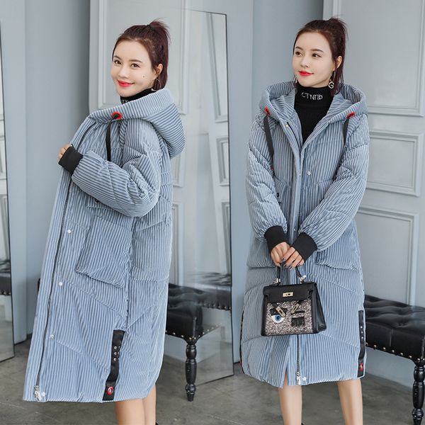 2019 new cats zak rits parka winter jas female plus size fashion winter jas women fat corduroy long park, Black
2019 new cats zak rits parka winter jas female plus size fashion winter jas women fat corduroy long park, Black