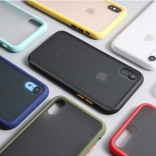 shockproof translucent matte phone case for iphone x xr xs 11 pro max 6 6s 7 8 plus bumper silicone edge clear back phone cover
shockproof translucent matte phone case for iphone x xr xs 11 pro max 6 6s 7 8 plus bumper silicone edge clear back phone cover