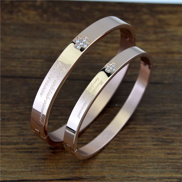 2020 new style stainless steel bracelets for couples boho jewelry cross bracelet with cubic zirconia women bangles, Black
2020 new style stainless steel bracelets for couples boho jewelry cross bracelet with cubic zirconia women bangles, Black