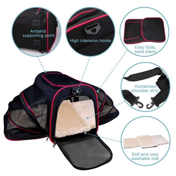 cat carrier, портативный airplane собак pet carrier soft двухсторонний расширяемых путешествие перевозчики сумка собаки кошки котята щенки м
cat carrier, портативный airplane собак pet carrier soft двухсторонний расширяемых путешествие перевозчики сумка собаки кошки котята щенки м