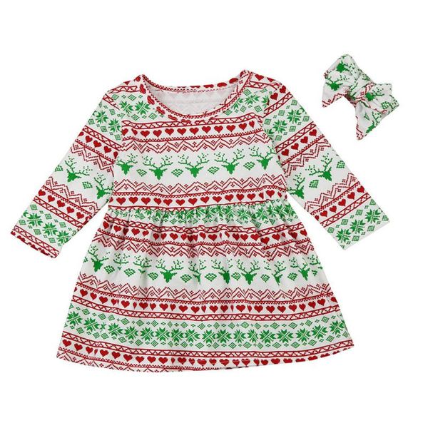 girls with hair band party daily casual christmas pattern soft autumn cute children dress, White
girls with hair band party daily casual christmas pattern soft autumn cute children dress, White