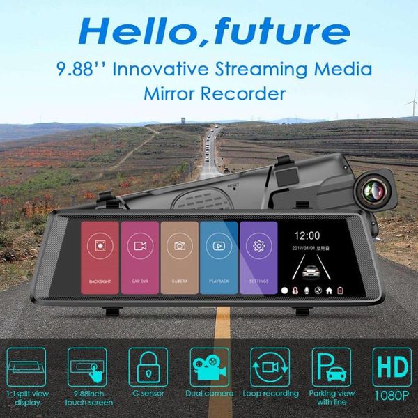 9.88 inch h900 full hd 1080p dash camera dual lens with rearview camera video registrator dvrs dash mirror dashcam car dvr
9.88 inch h900 full hd 1080p dash camera dual lens with rearview camera video registrator dvrs dash mirror dashcam car dvr