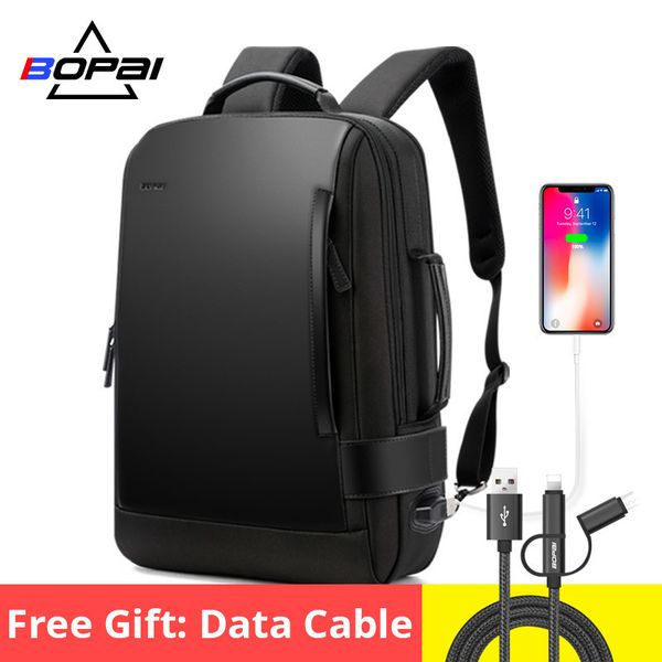 bopai brand enlarge backpack usb external charge 15.6 inch lapbackpack shoulders men anti-theft waterproof travel backpack sh190725
bopai brand enlarge backpack usb external charge 15.6 inch lapbackpack shoulders men anti-theft waterproof travel backpack sh190725