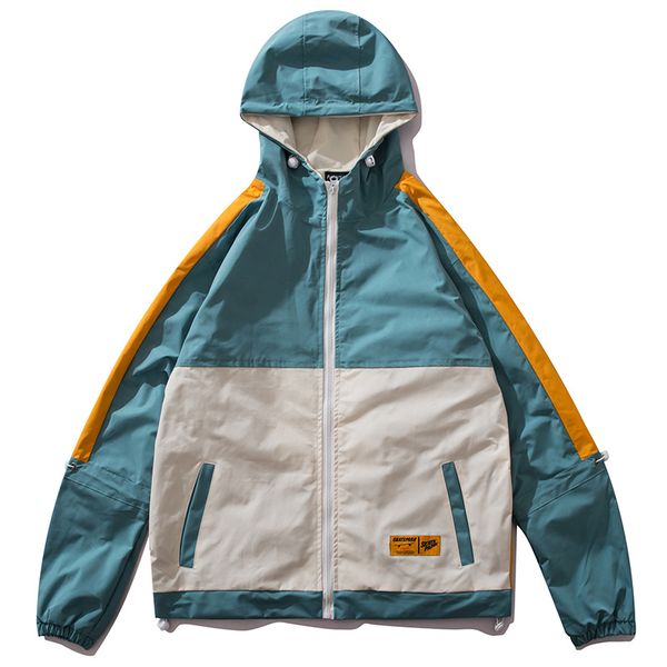 hooded jackets men patchwork color coats cargo style zipper tracksuit hip hop couple high street windbreaker autumn, Black;brown
hooded jackets men patchwork color coats cargo style zipper tracksuit hip hop couple high street windbreaker autumn, Black;brown