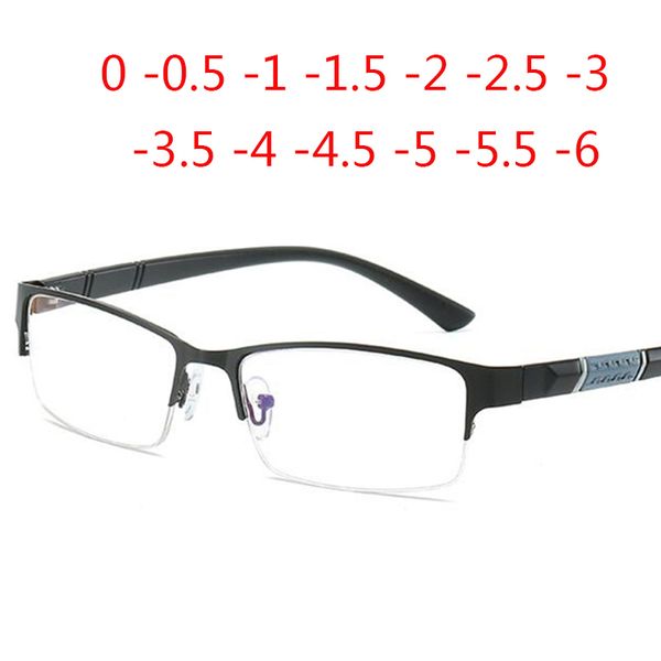half metal frame blue film ultra-light nearsighted glasses resin nearsight shortsighted myopia 0 -0.5 -1 -1.5 -2 -3 to -6, Silver
half metal frame blue film ultra-light nearsighted glasses resin nearsight shortsighted myopia 0 -0.5 -1 -1.5 -2 -3 to -6, Silver