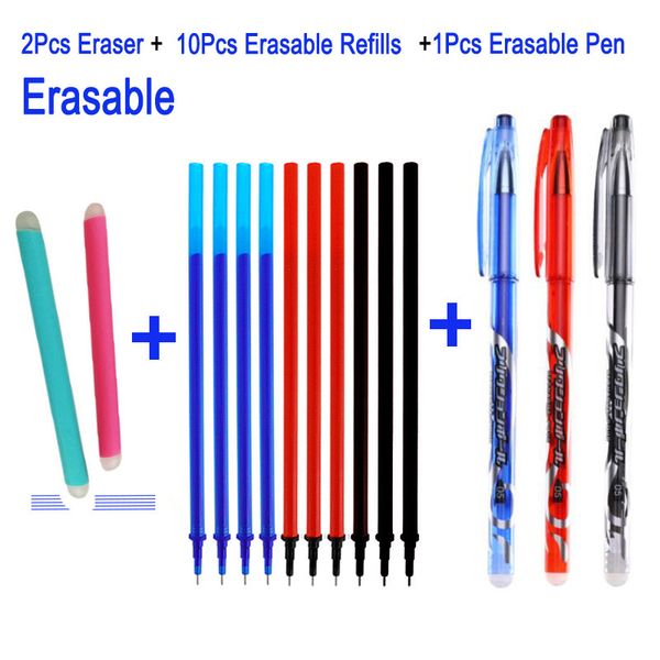 13pcs/lot 0.5mm erasable pen refill rod blue/black/red ink gel pen refills set school office stationery supplies writing tools
13pcs/lot 0.5mm erasable pen refill rod blue/black/red ink gel pen refills set school office stationery supplies writing tools