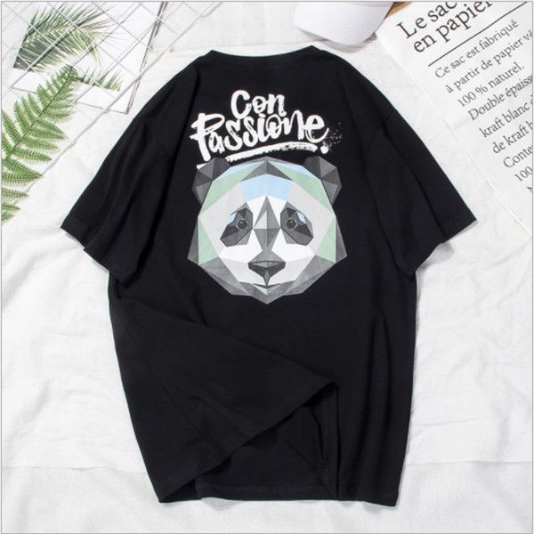 mens designer t shirts summer brand t shirt short sleeve man woman shirt panda printing casual 2colors optional new top, White;black
mens designer t shirts summer brand t shirt short sleeve man woman shirt panda printing casual 2colors optional new top, White;black