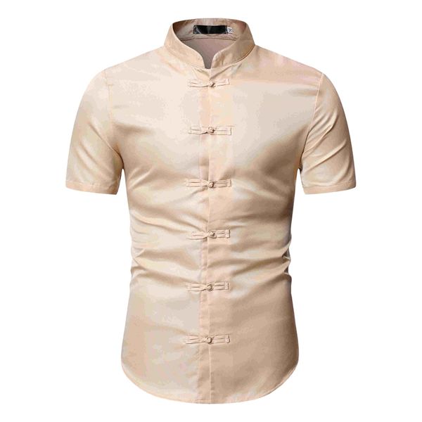 mens casual chinese style shirts slim fit short sleeve shirt men solid color mandarin collar shirt male work camisas hombre xxxl, White;black
mens casual chinese style shirts slim fit short sleeve shirt men solid color mandarin collar shirt male work camisas hombre xxxl, White;black