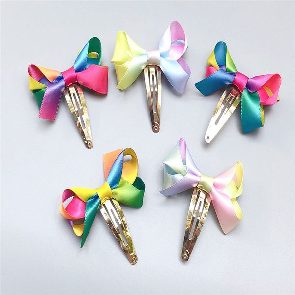 boutique 10pcs fashion gradient rainbow color bow snap clips stain ribbon bowknot hairpins princess headwear hair accessories, Slivery;white
boutique 10pcs fashion gradient rainbow color bow snap clips stain ribbon bowknot hairpins princess headwear hair accessories, Slivery;white