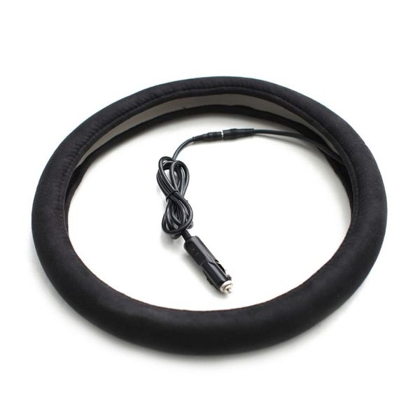 universal car heated steering wheel cover lighter plug heating 15"/38cm 12v 
universal car heated steering wheel cover lighter plug heating 15"/38cm 12v