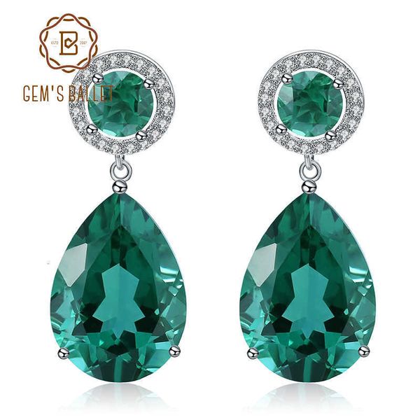 gem's ballet classic 22.98ct green nano emerald drop earrings solid 925 sterling silver earring fine jewelry for women cj191128, Golden
gem's ballet classic 22.98ct green nano emerald drop earrings solid 925 sterling silver earring fine jewelry for women cj191128, Golden
