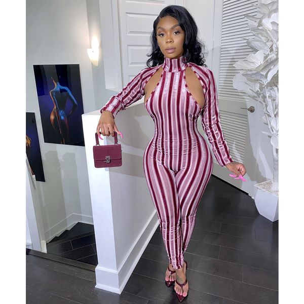 bkld stripe jumpsuit women 2019 clubwear new turtleneck hollow out long sleeve bodysuit autumn bodycon jumpsuits for women, Black;white
bkld stripe jumpsuit women 2019 clubwear new turtleneck hollow out long sleeve bodysuit autumn bodycon jumpsuits for women, Black;white