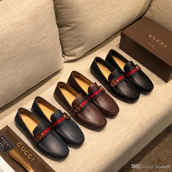 2020 fashion men split leather loafers slip on luxury man flats casual shoes brown coffee spring autumn male driving shoes yecq3, Black
2020 fashion men split leather loafers slip on luxury man flats casual shoes brown coffee spring autumn male driving shoes yecq3, Black