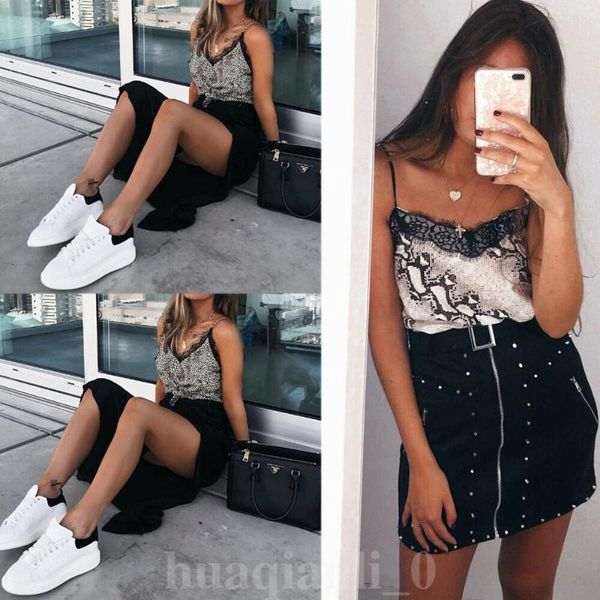 new women ladies fashion casual summer tank lace up sleeveless v neck snake skin print vest tank party clubwear, White
new women ladies fashion casual summer tank lace up sleeveless v neck snake skin print vest tank party clubwear, White