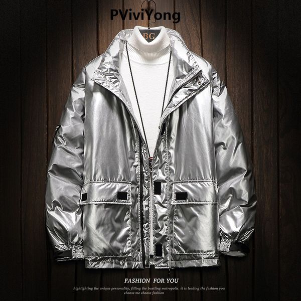 pviviyong 2019 winter jacket men mandarin collar loose coat coated fabrics waterproof parka plus-size m-3xl w1632, Black
pviviyong 2019 winter jacket men mandarin collar loose coat coated fabrics waterproof parka plus-size m-3xl w1632, Black