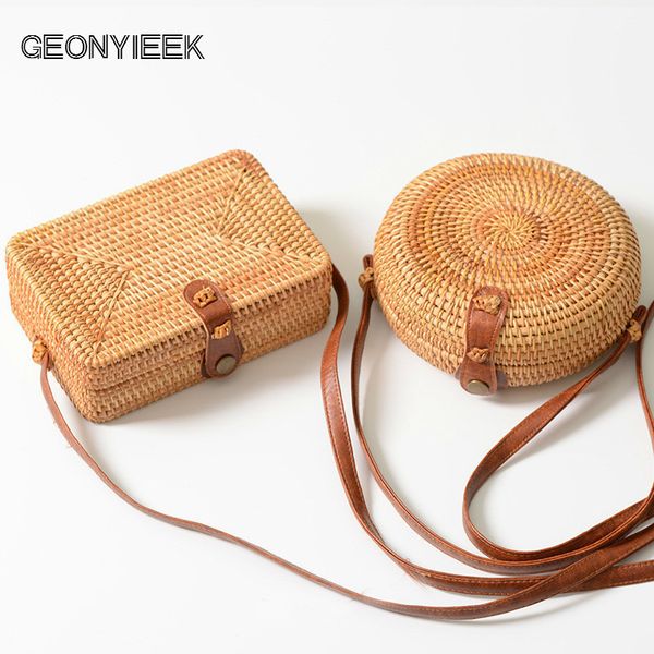 geonyieek 2018 new fashion round straw bag handbags women summer rattan bag handmade woven beach handbag for women bag d19011204
geonyieek 2018 new fashion round straw bag handbags women summer rattan bag handmade woven beach handbag for women bag d19011204
