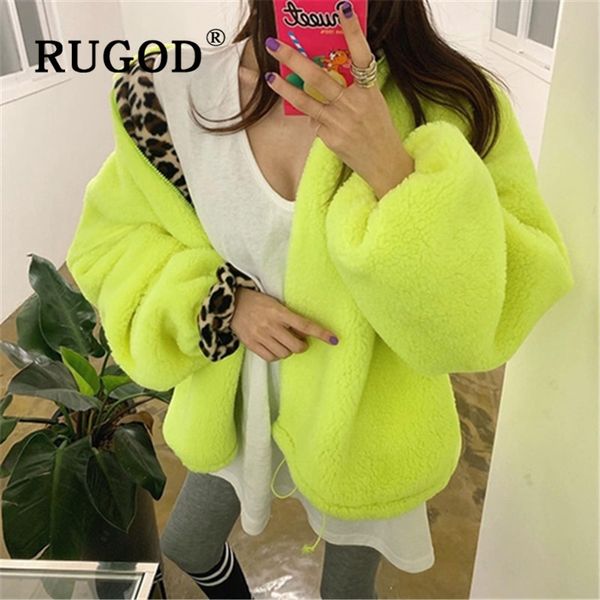 rugod autumn winter new style warm fluorescent greenwoolen coat loose leopard stitching kpop clothes fashion 2019, Black
rugod autumn winter new style warm fluorescent greenwoolen coat loose leopard stitching kpop clothes fashion 2019, Black