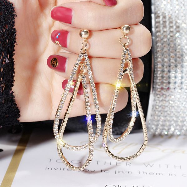 crystal drop earrings gold silver color geometric rhinestone dangle earrings for women wedding party jewelry
crystal drop earrings gold silver color geometric rhinestone dangle earrings for women wedding party jewelry