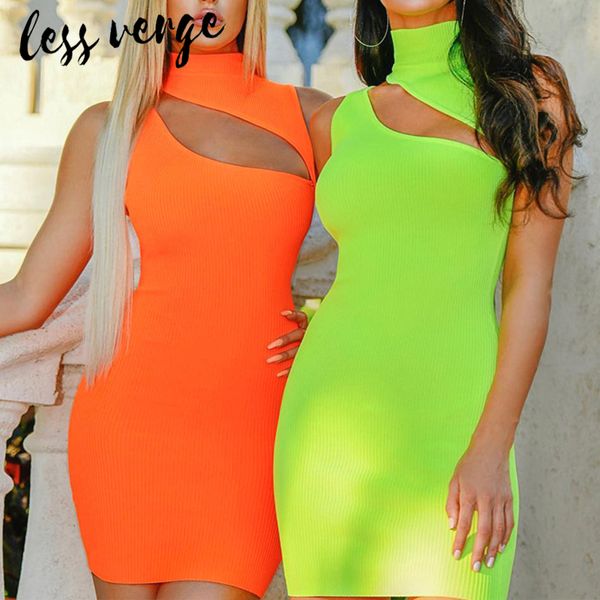 lessverge fluorescence knit sexy bodycon mini dress Turtleneck sleeveless elastic skinny dress Hollow out black femme
lessverge fluorescence knit sexy bodycon mini dress Turtleneck sleeveless elastic skinny dress Hollow out black femme