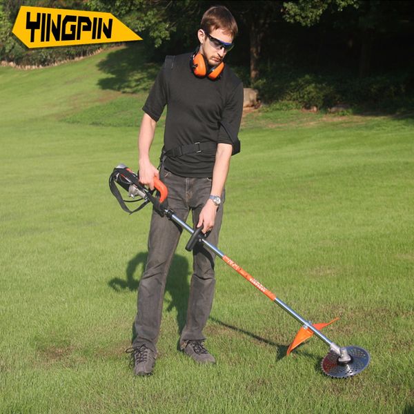 rechargeable brushless electric lawn mower, lawn weeding machine, backyard household grass cutter hedge backpack mower